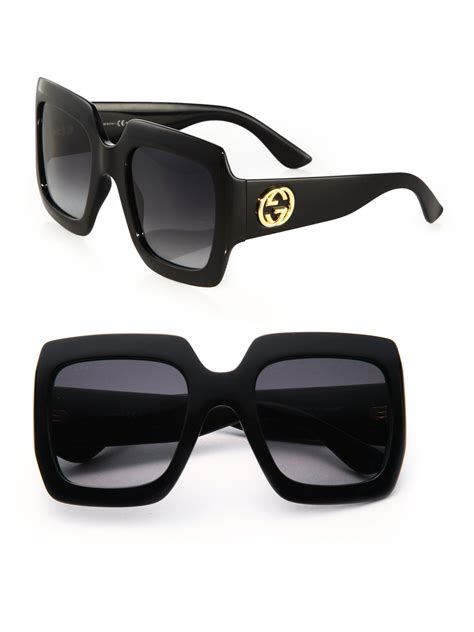 gucci black shades|all black gucci sunglasses.